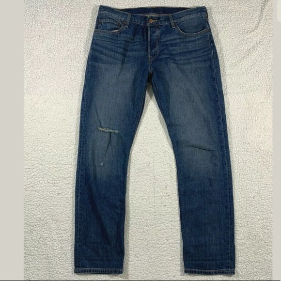 Levi's Men's 501 32 x 32 Original Straight Fit Jeans - Dark Wash - Picture 1 of 7